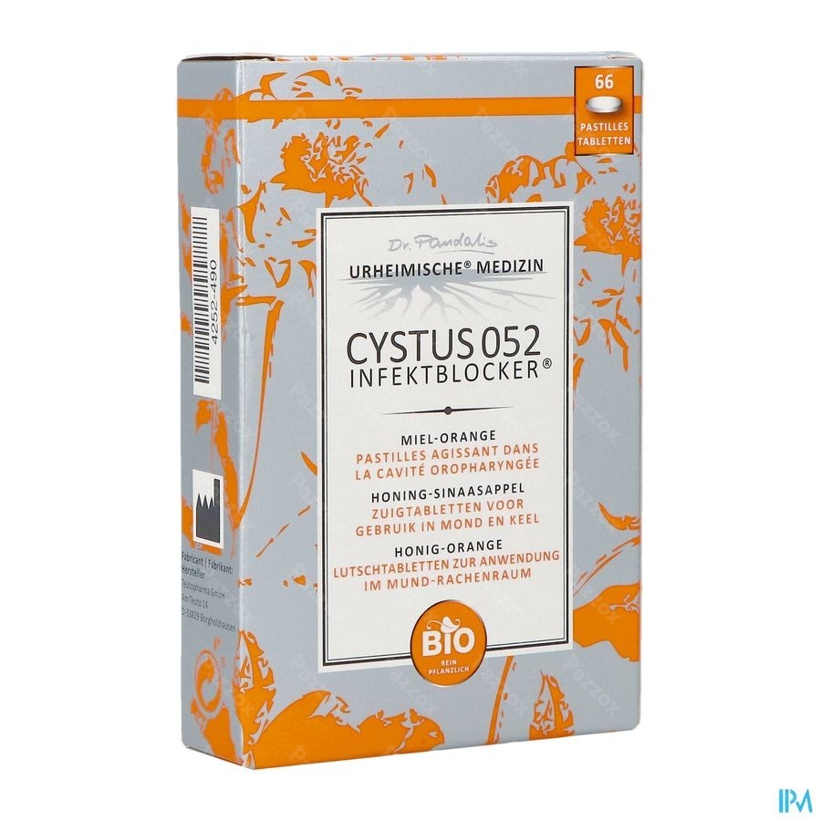 Cystus 052 Infectblocker Orange 66 Pastilles