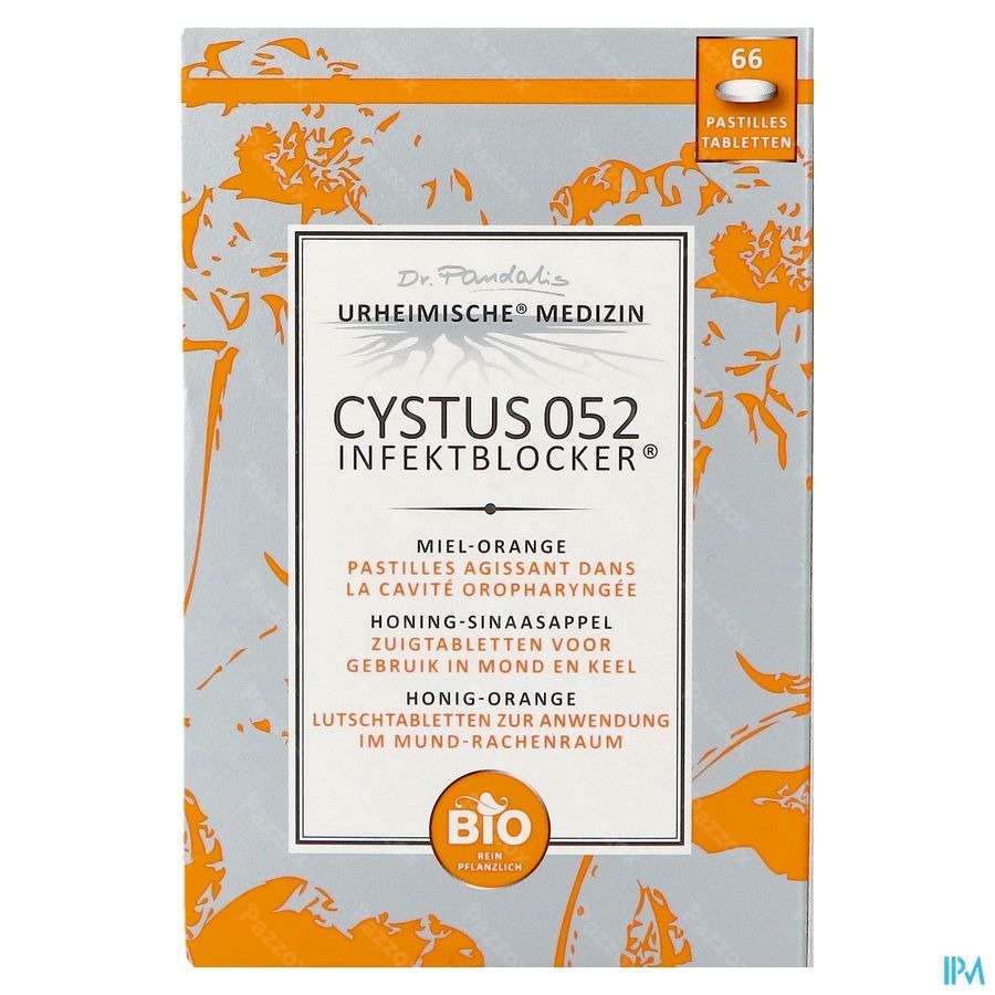 Cystus 052 Infectblocker Orange 66 Pastilles