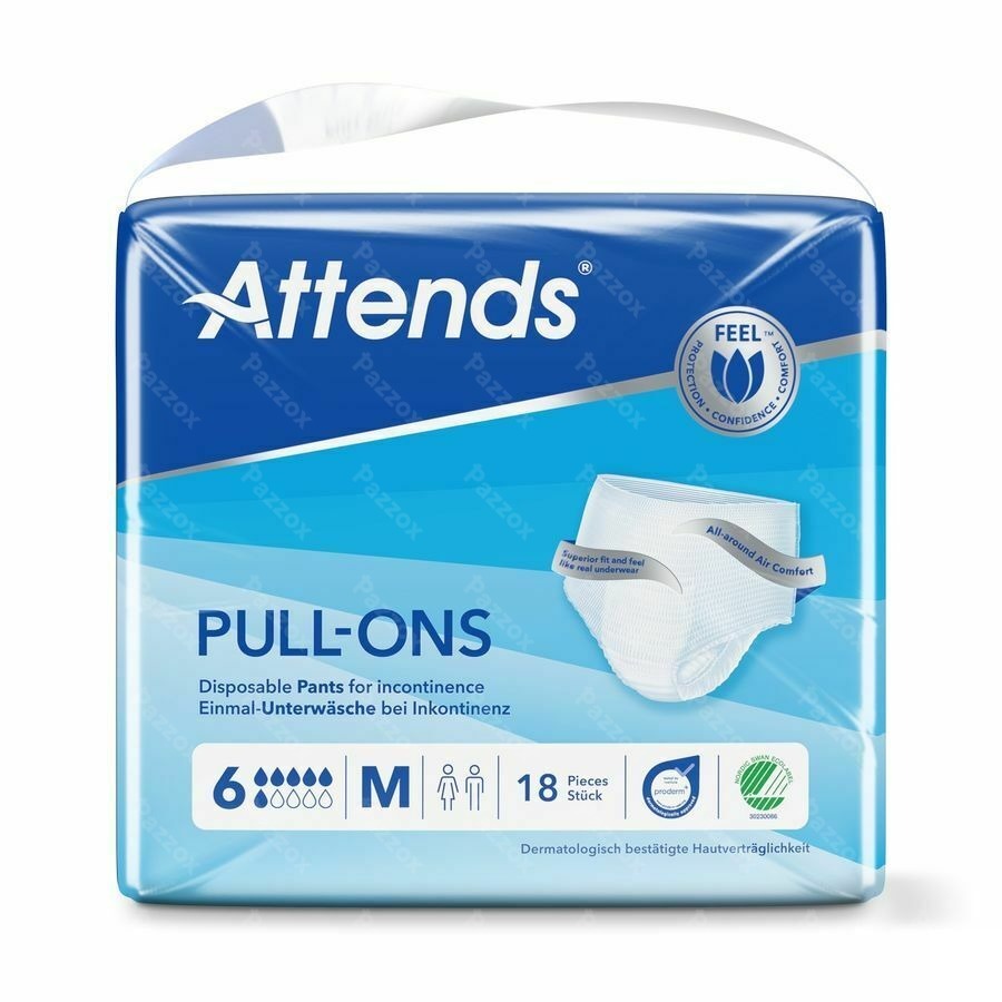 Attends Pull-on 6M, 18 Stuks