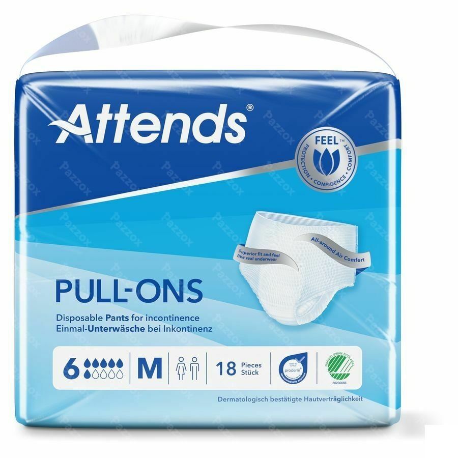 Attends Pull-on 6M, 18 Stuks