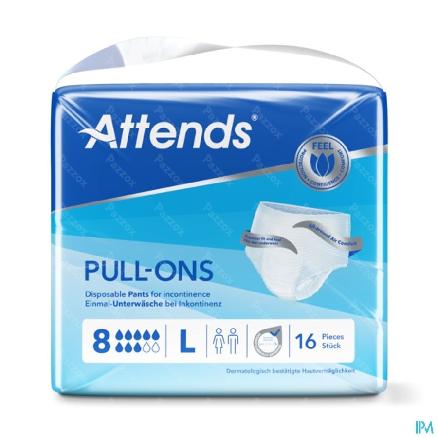 Attends Pull-on 8L, 16 Stuks