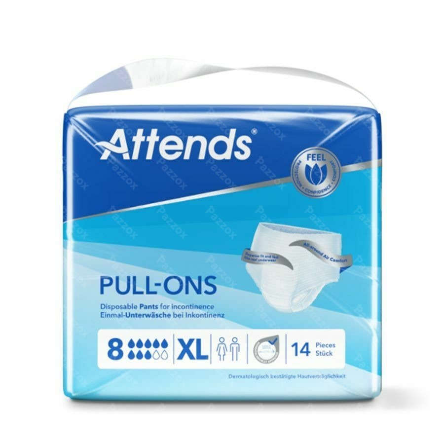 Attends Pull-ons 8 Xl 1x14