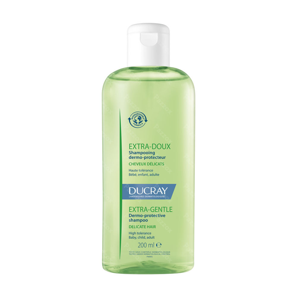Ducray Extra-doux Huidbescherm. Shampoo 200ml Nf
