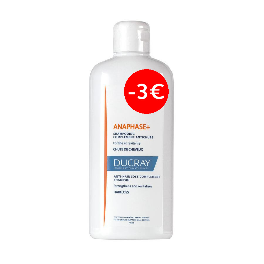 Ducray Anaphase+ Aanvull.sh A/haaruitval 400ml -3€