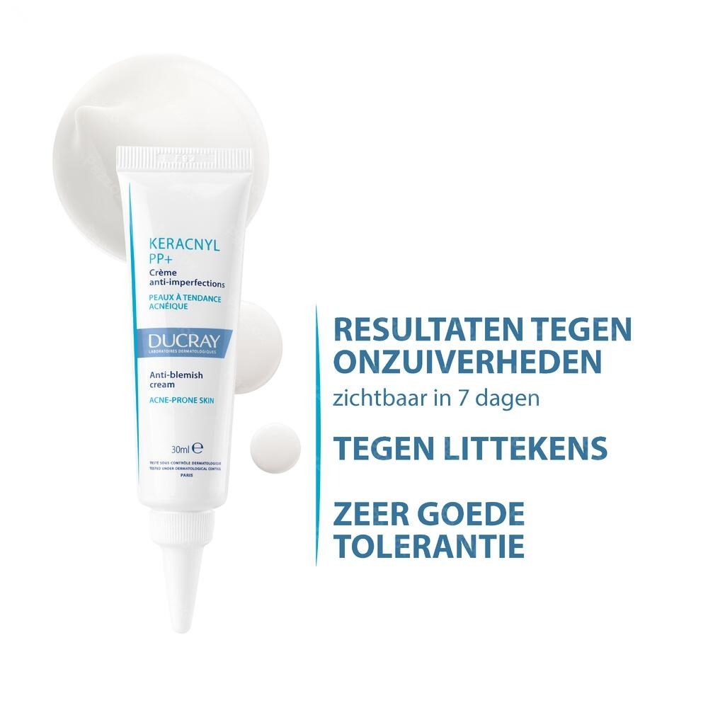Ducray Keracnyl PP+ Verzachtende Crème Anti Onzuiverheden 30ml
