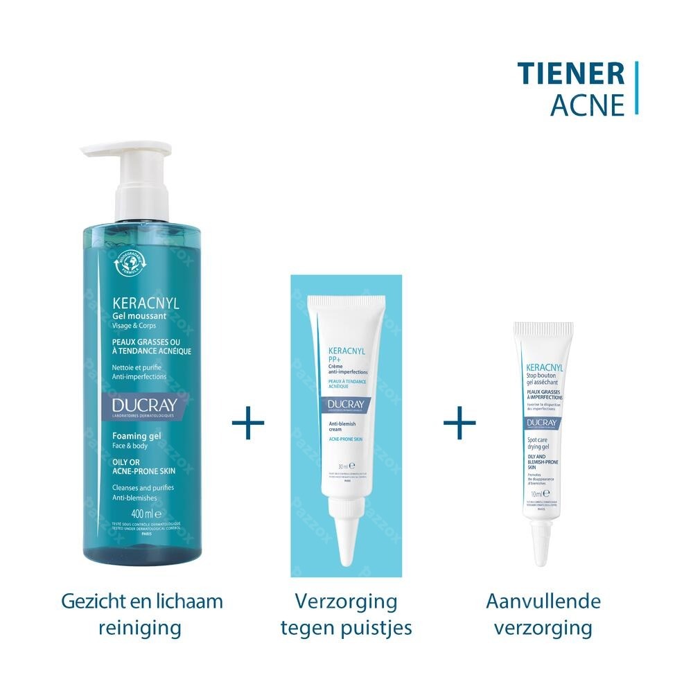 Ducray Keracnyl PP+ Verzachtende Crème Anti Onzuiverheden 30ml