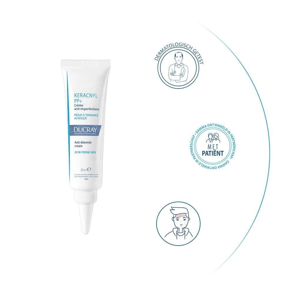 Ducray Keracnyl PP+ Verzachtende Crème Anti Onzuiverheden 30ml