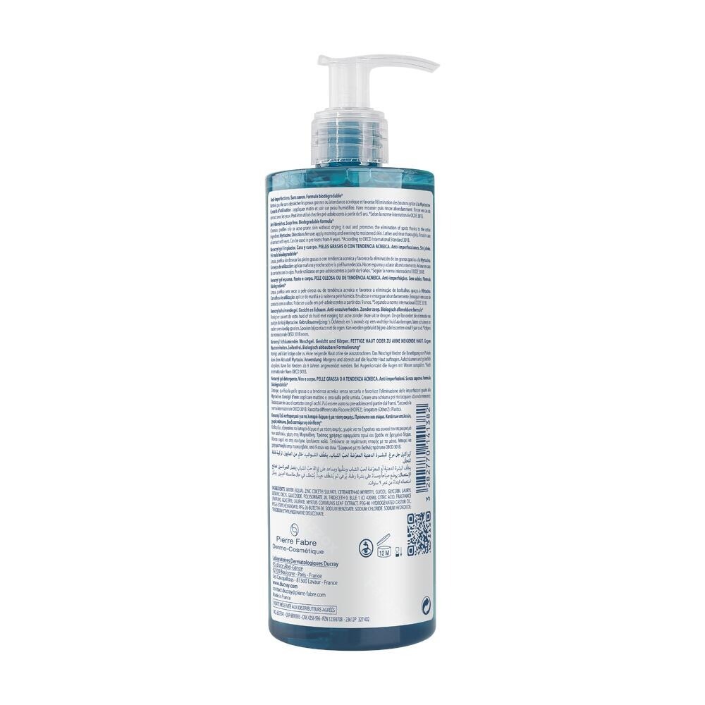 Ducray Keracnyl Schuimende Gel 400ml Nf
