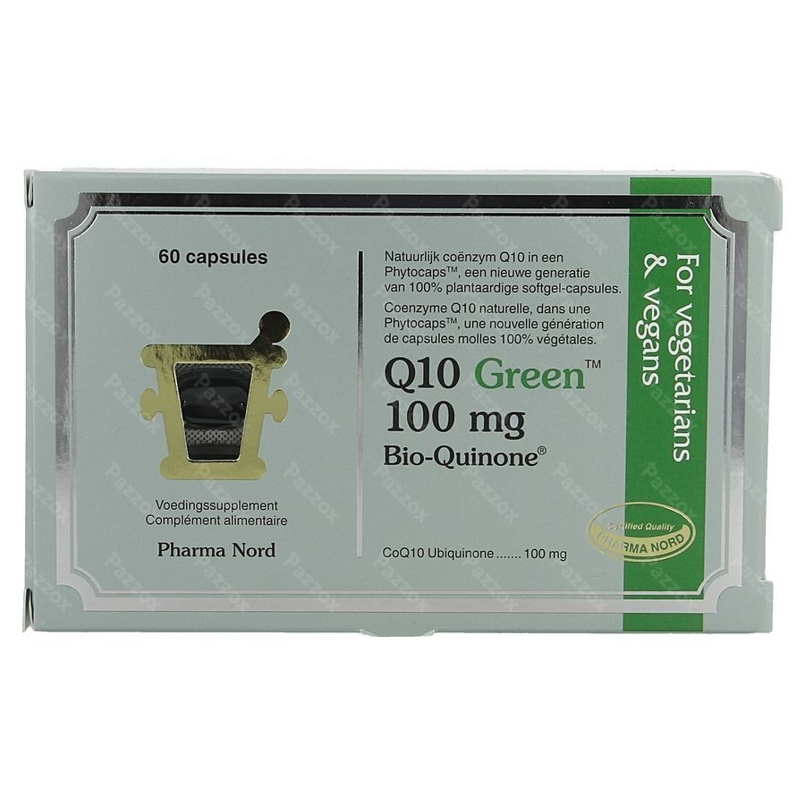 Pharma Nord Q10 Green 100mg 60 Capsules