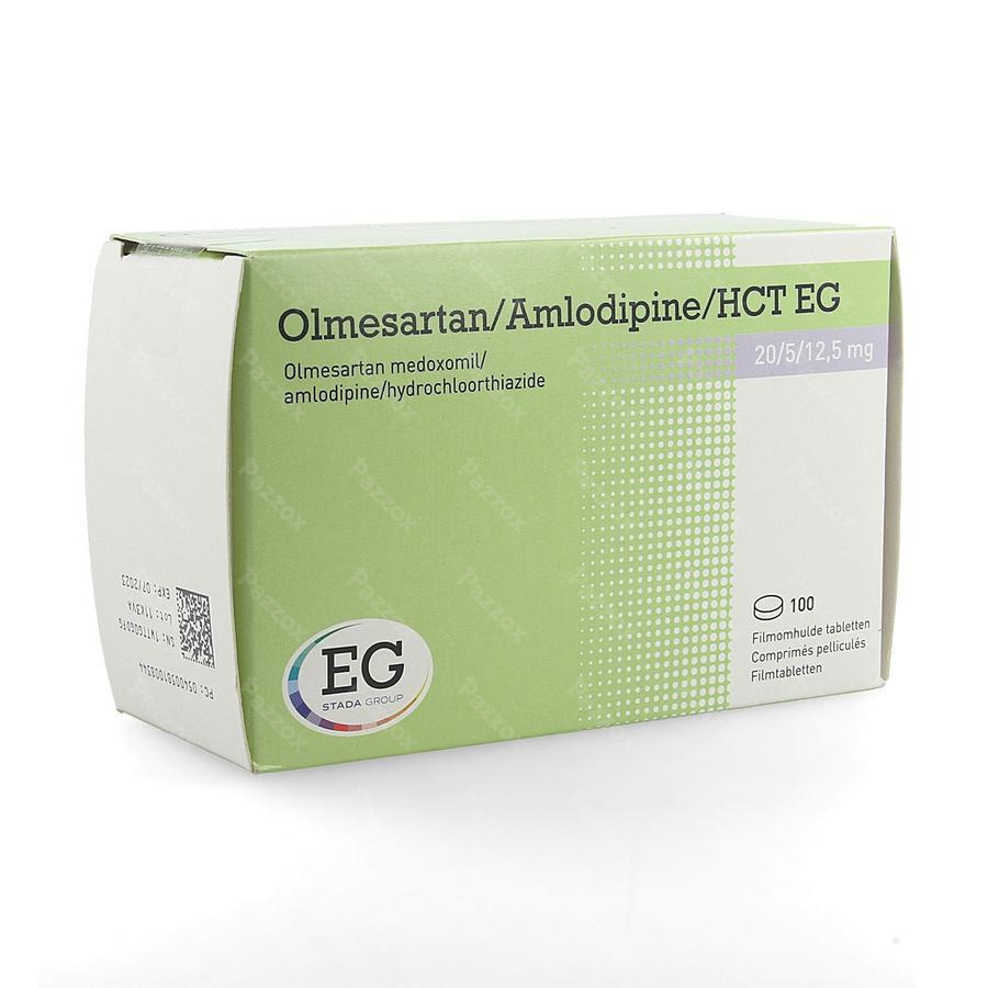 Olmesartan/amlodipin/hct Eg 20/ 5/12,5 Filmtabl100