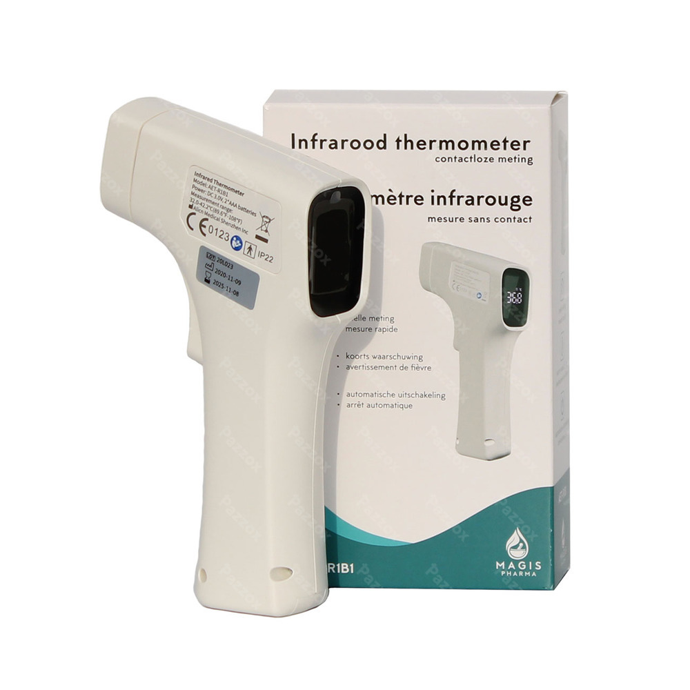Infrarood Voorhoofdthermometer Contactloos