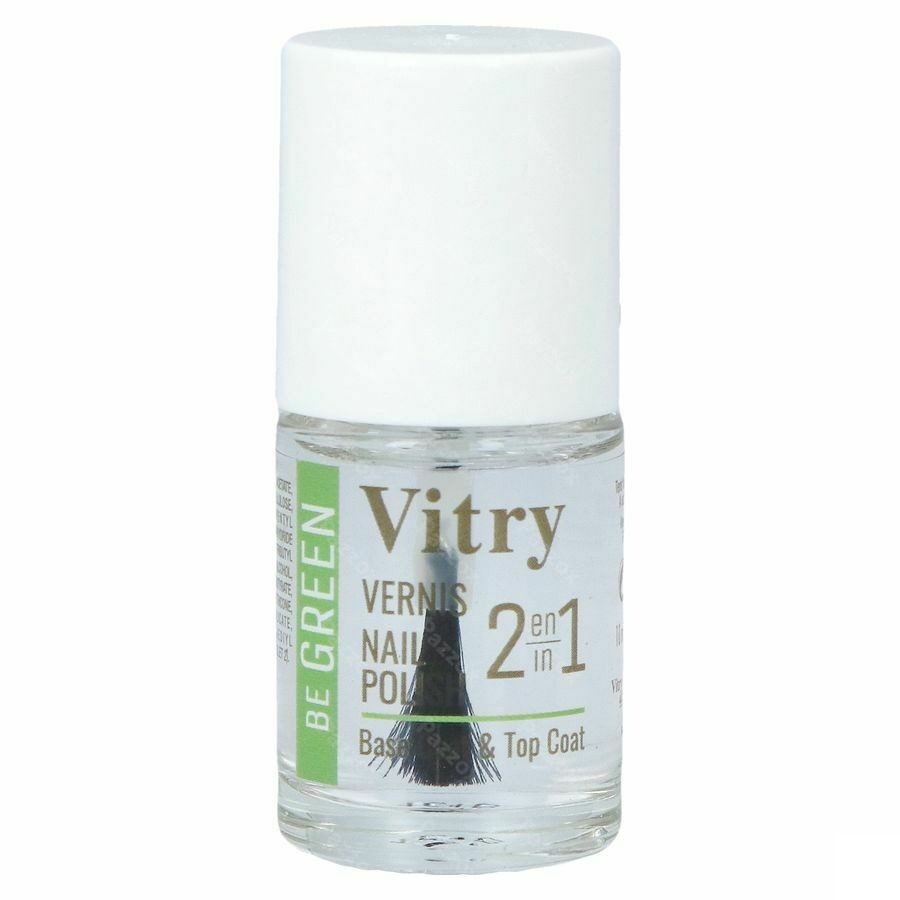 Nagellak Be Green 2&1 Base & Top Coat 10ml