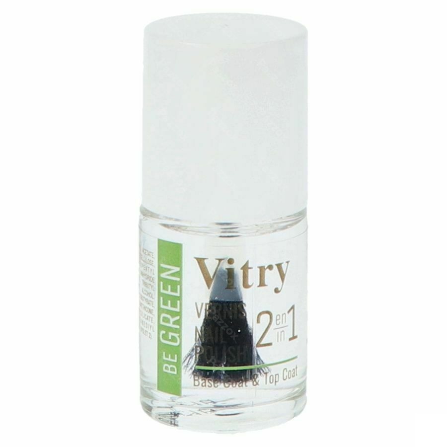 Nagellak Be Green 2&1 Base & Top Coat 10ml