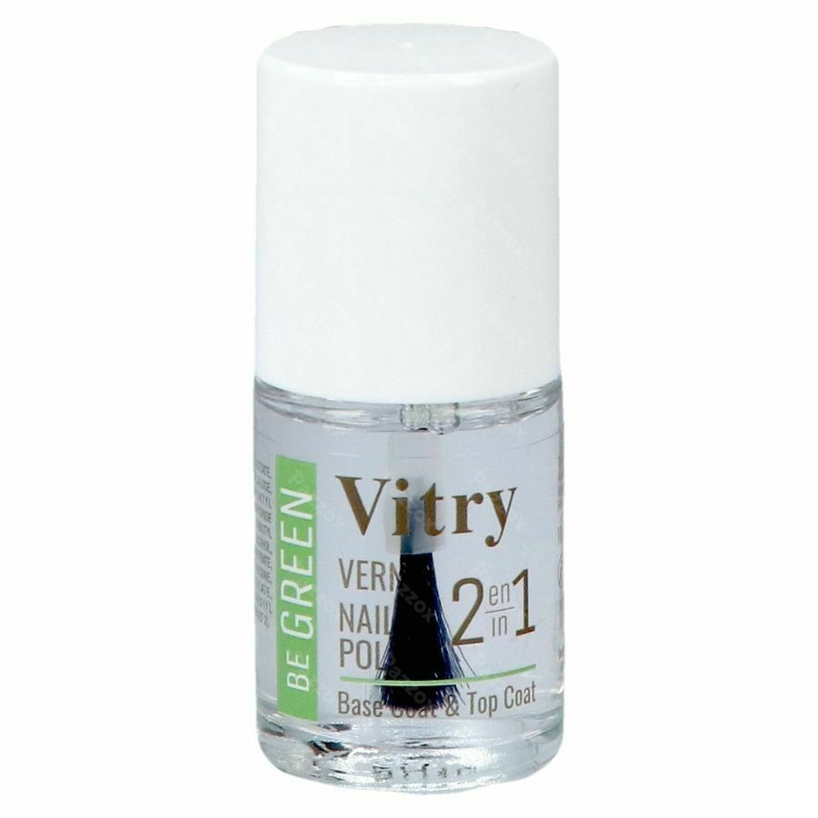 Nagellak Be Green 2&1 Base & Top Coat 10ml