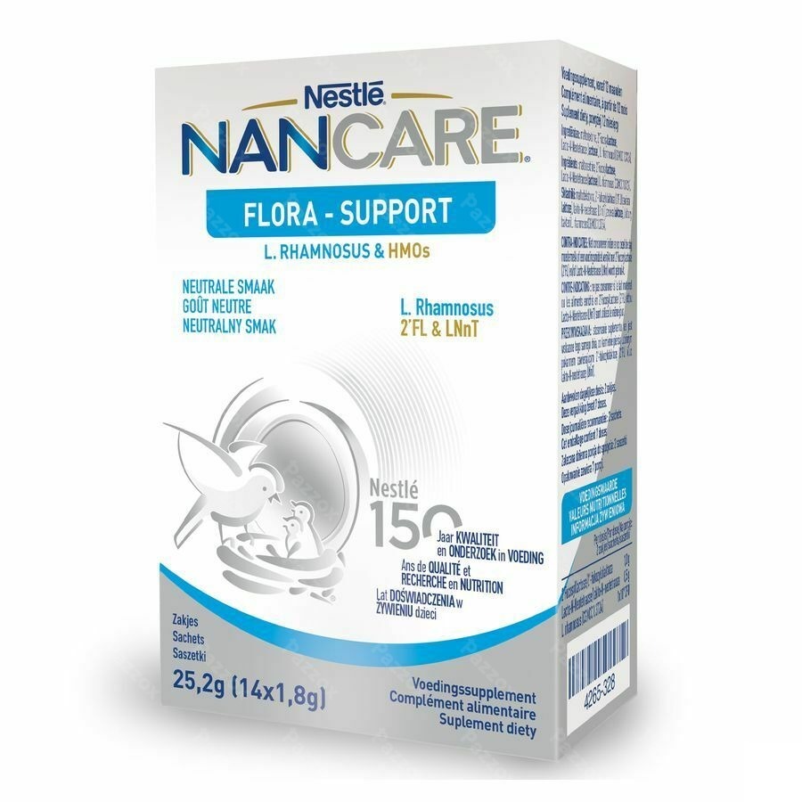 Nan Care Flora-Support LGG & HMOs Baby Poeder 14 x 1,8g