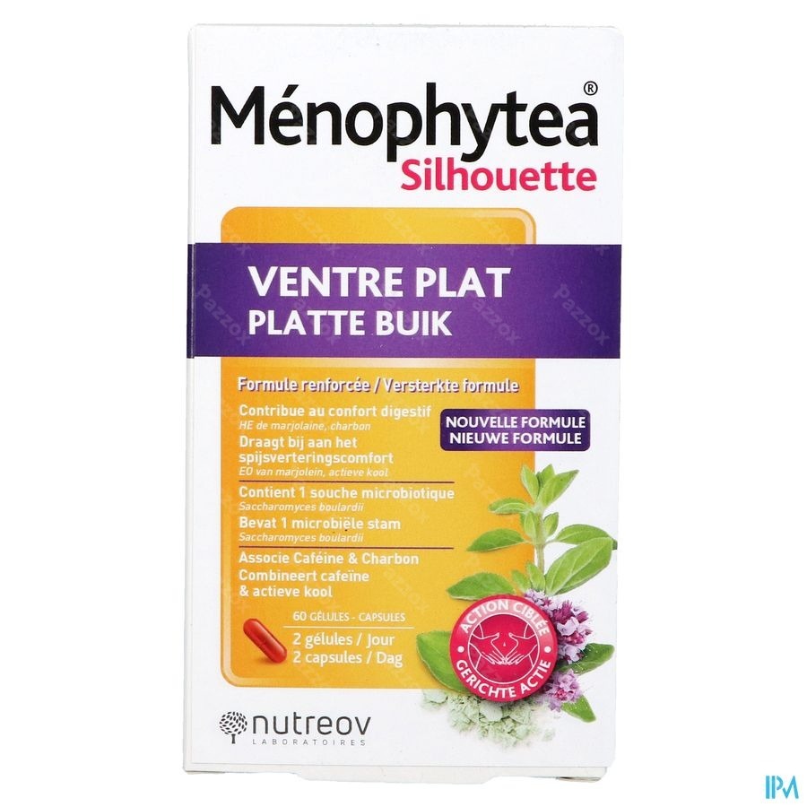 Menophytea Silhouette Platte Buik 60 Tabletten
