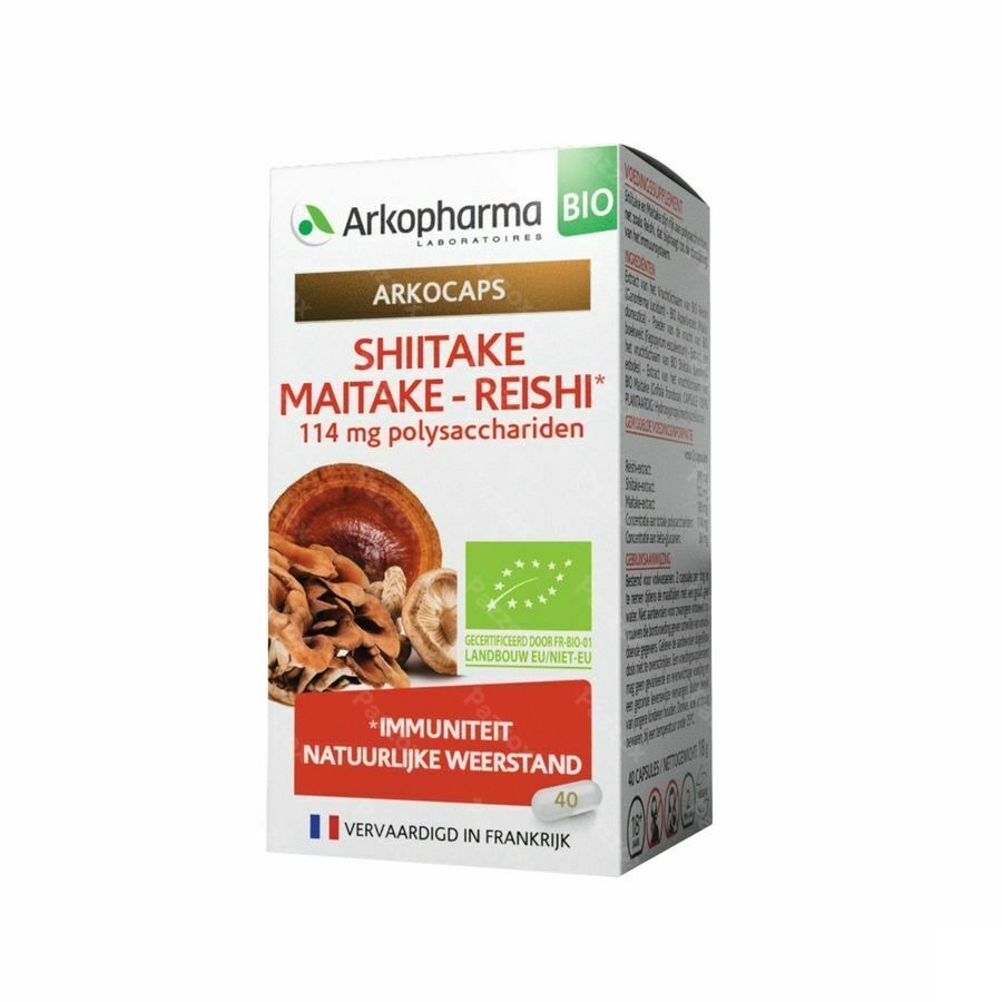 Arkocaps Shiitake Maitake Reishi Bio Caps 40