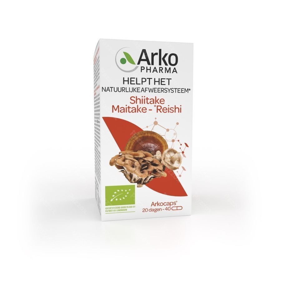 Arkocaps Shiitake Maitake Reishi Bio Caps 40