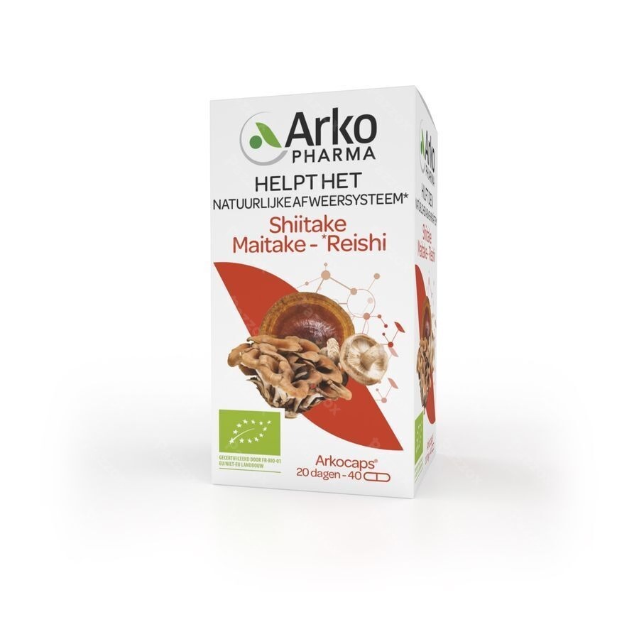 Arkocaps Shiitake Maitake Reishi Bio Caps 40
