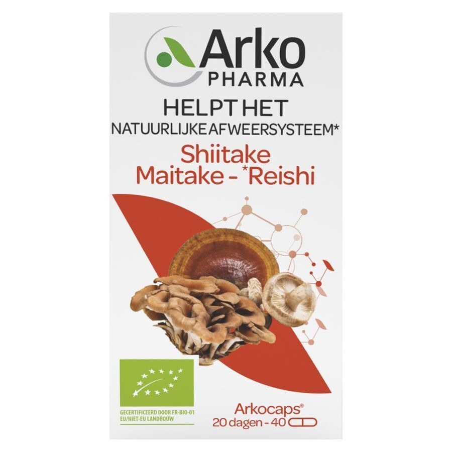 Arkocaps Shiitake Maitake Reishi Bio Caps 40