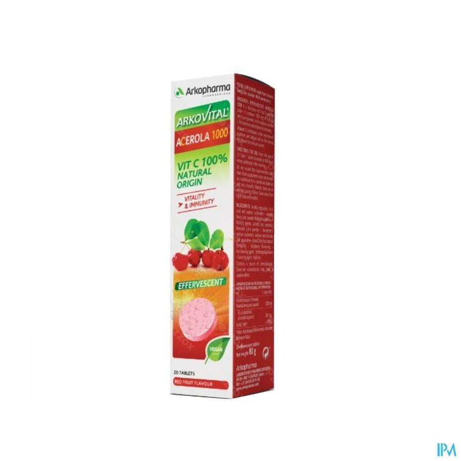 Arkovital Acerola 1000 Vitamine C 20 Bruistabletten
