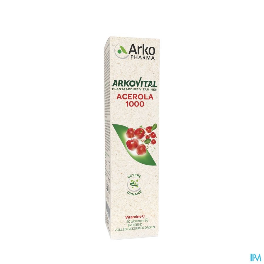 Arkovital Acerola 1000 Vitamine C 20 Bruistabletten