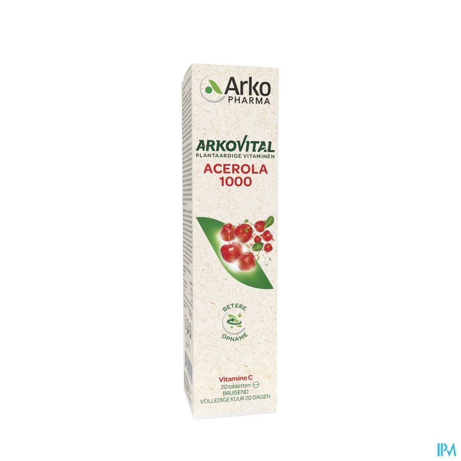 Arkovital Acerola 1000 Vitamine C 20 Bruistabletten