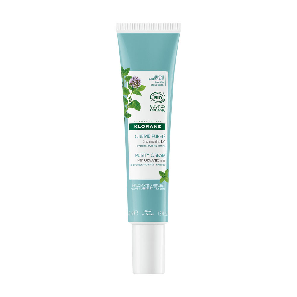 Klorane Gezicht Aquatic Munt Zuiverende Creme 40ml