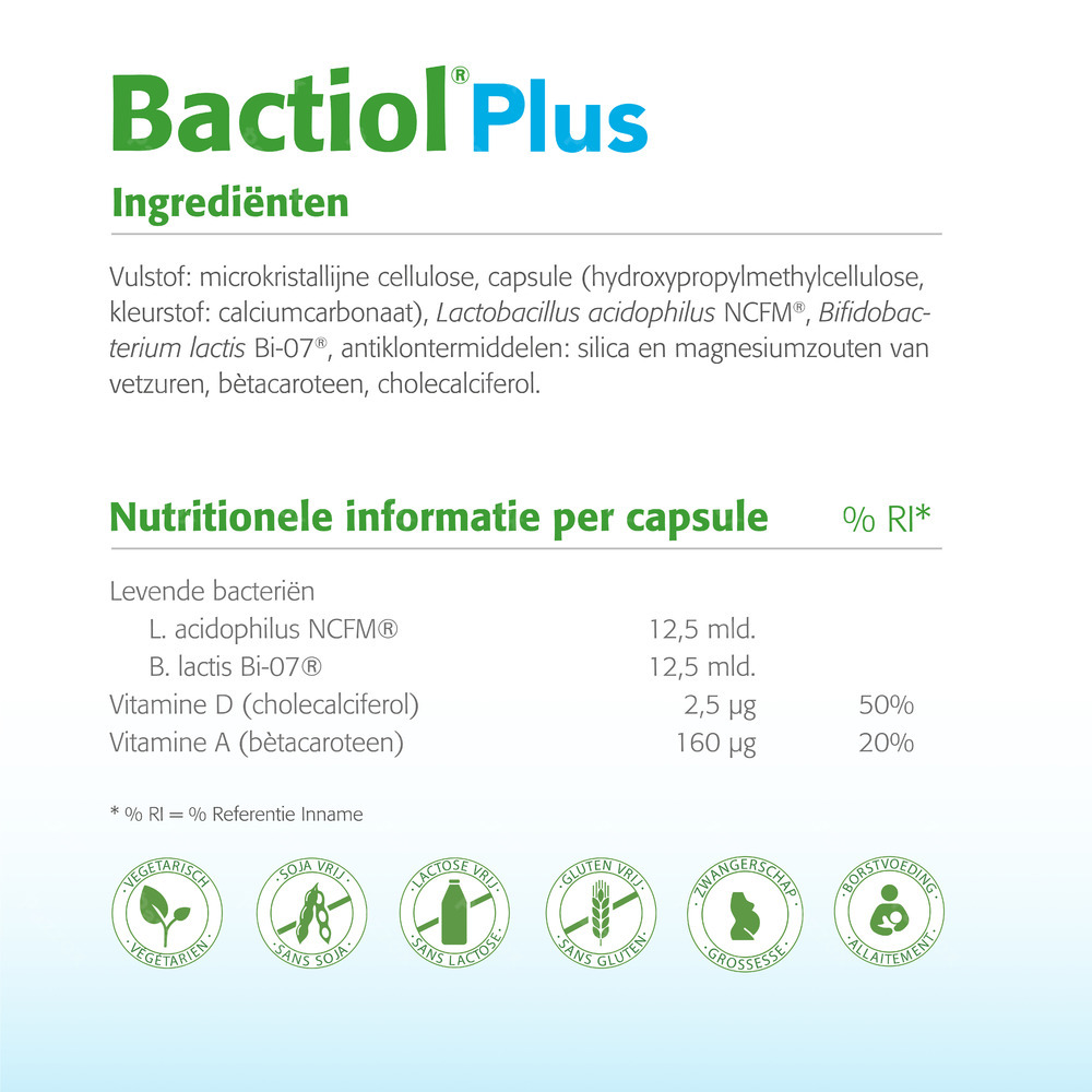 Metagenics Bactiol Plus 120 Capsules