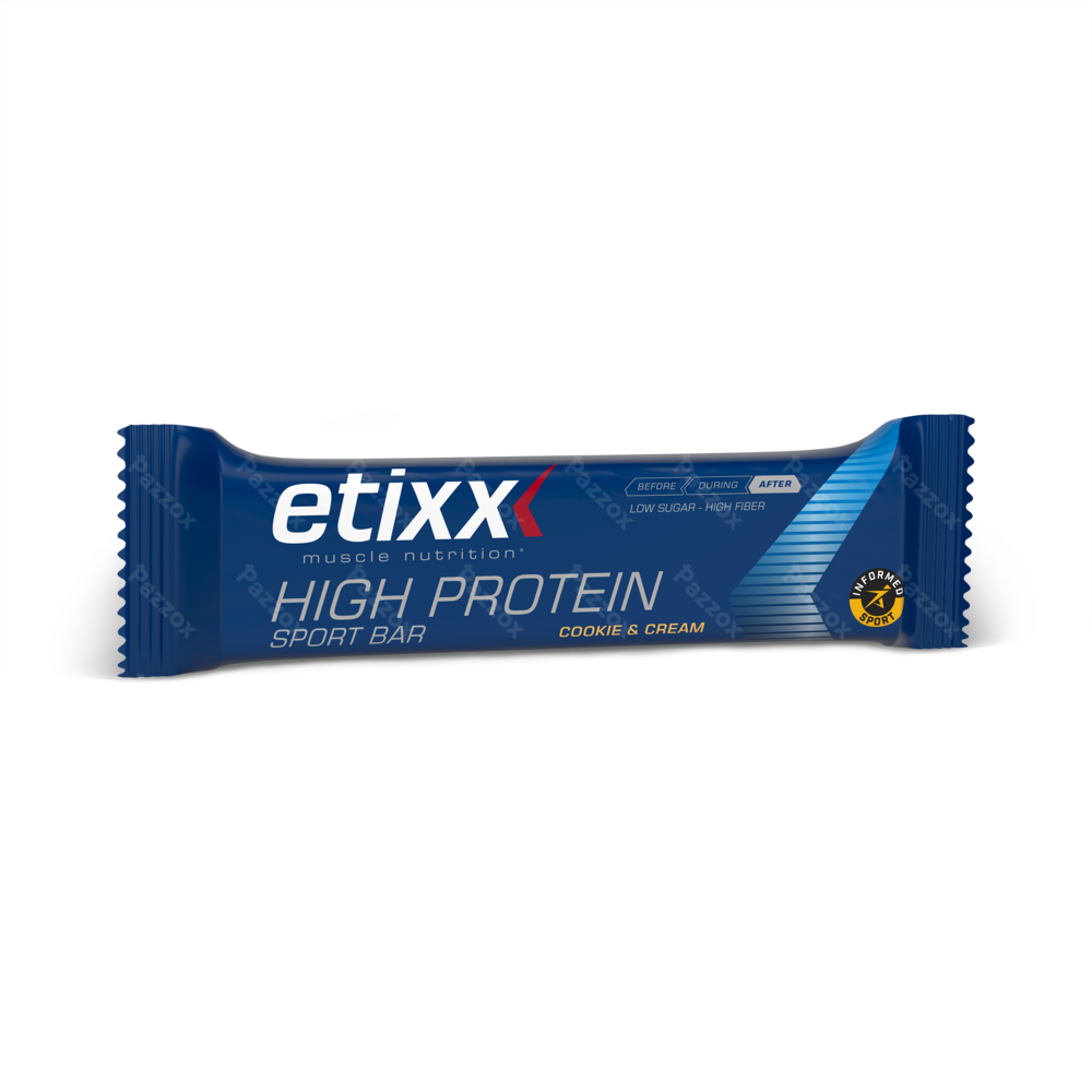Etixx High Protein Bar Cookie & Cream 12x55g