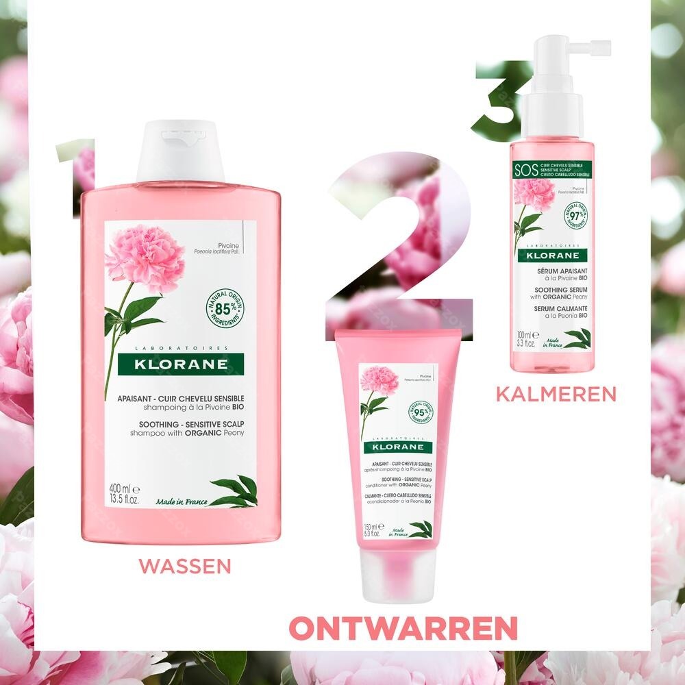 Klorane Conditioner Bio Pioenroos 150ml
