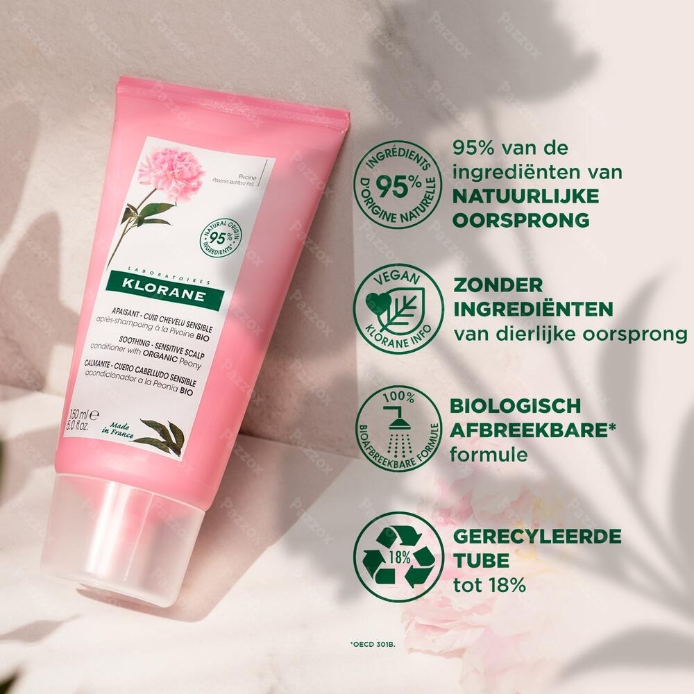 Klorane Conditioner Bio Pioenroos 150ml