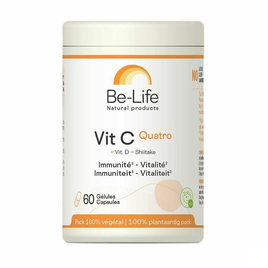 Be-Life Vit C Quatro 60 Plantaardige Capsules