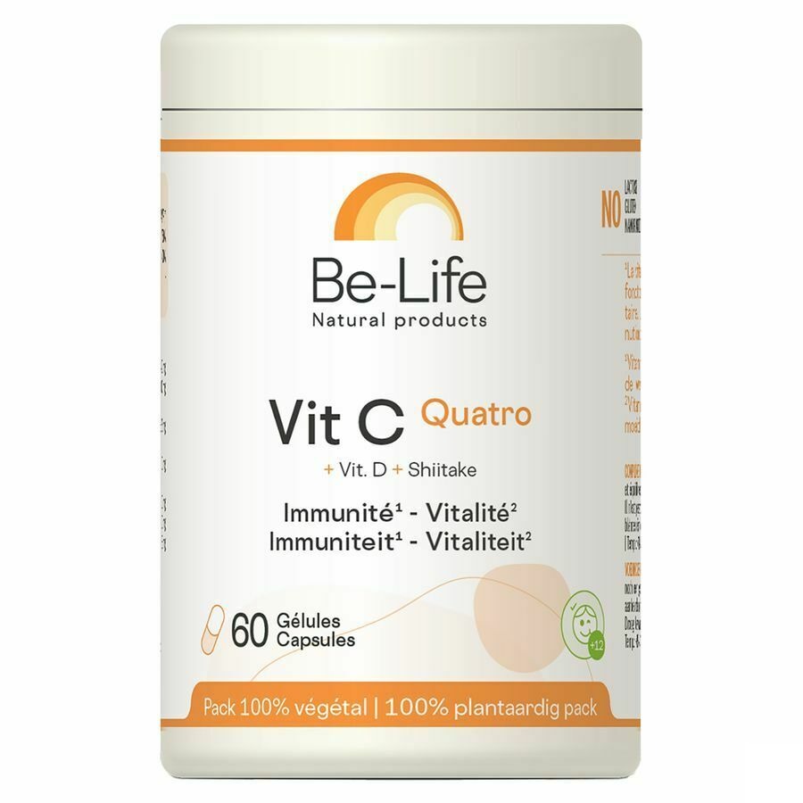 Be-Life Vit C Quatro 60 Plantaardige Capsules