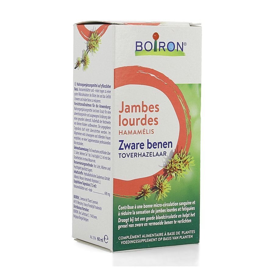 Boiron Toverhazelaar Voedingssupplement Zware Benen 60ml