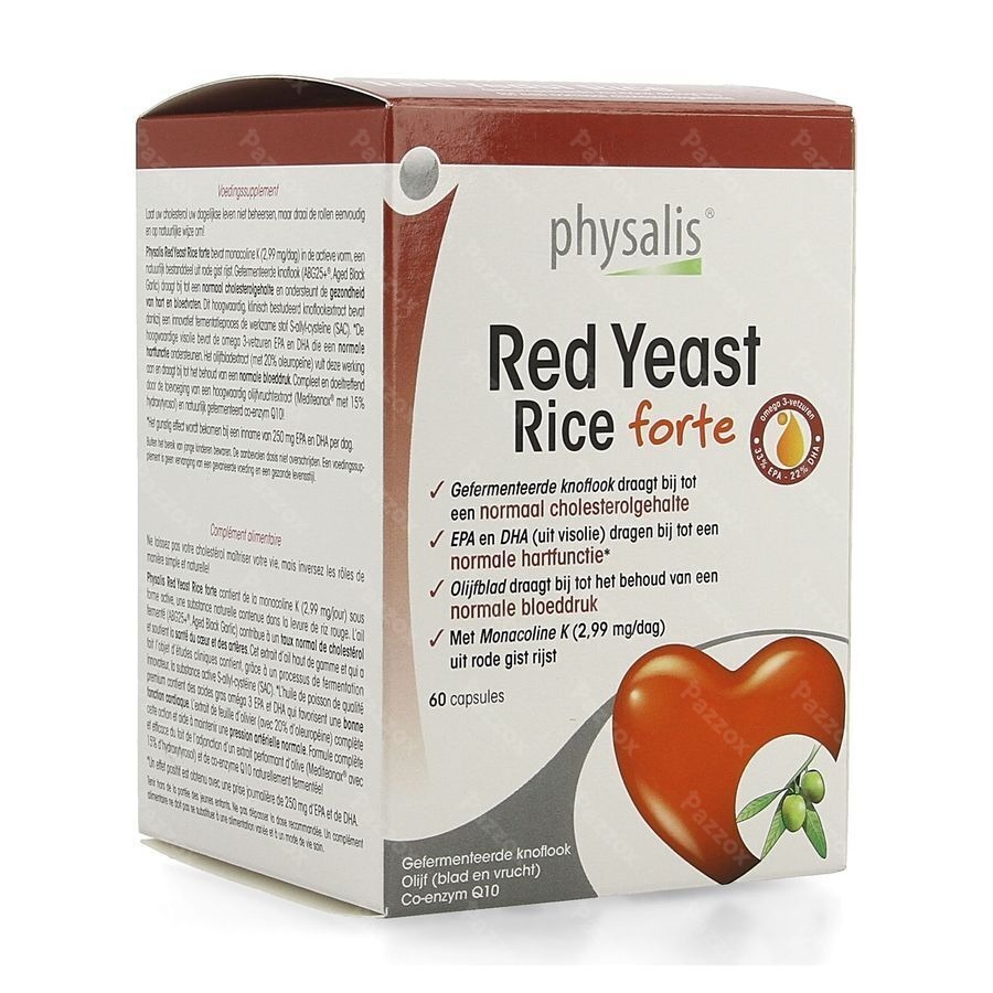 Physalis Red Yeast Rice Forte 60 Capsules