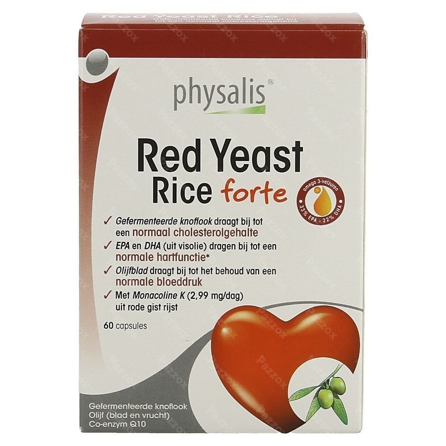 Physalis Red Yeast Rice Forte 60 Capsules