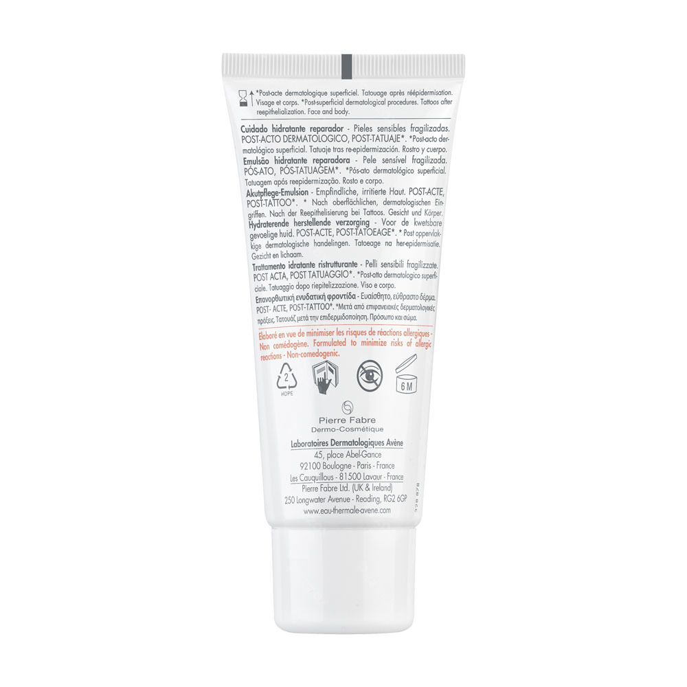 Avène Cicalfate+ Hydraterende herstellende verzorging, Na ingreep, Gevoelige verzwakte huid 40ml