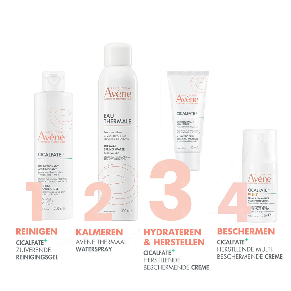Avène Cicalfate+ Hydraterende herstellende verzorging, Na ingreep, Gevoelige verzwakte huid 40ml