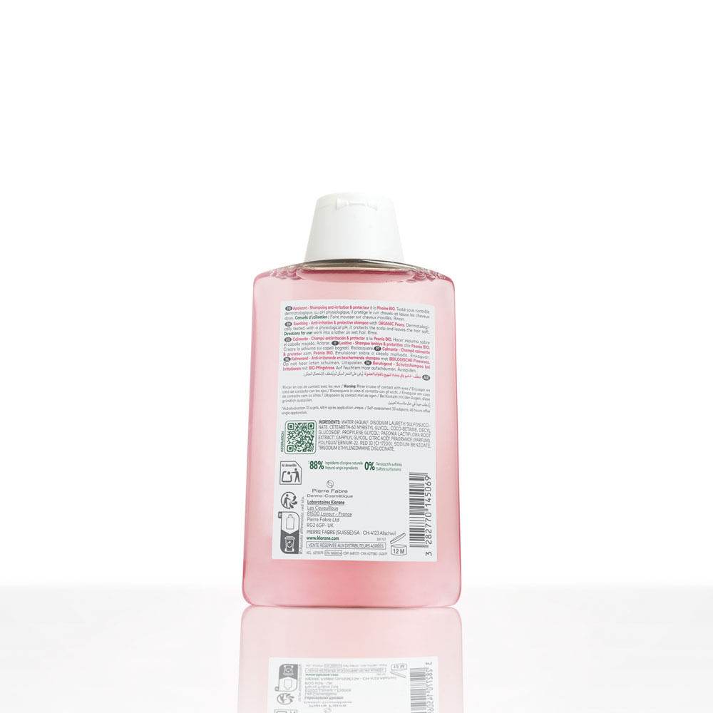 Klorane Pioenroos Shampoo 200ml