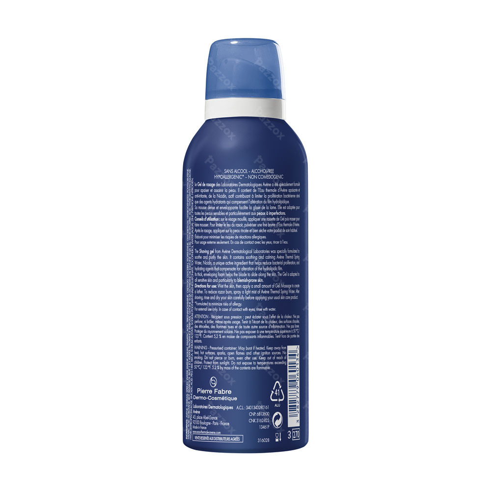 Avene Men Scheergel 150ml Nf