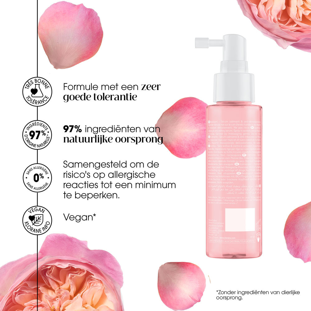 Klorane Sos Serum Pioenroos Bio 100ml