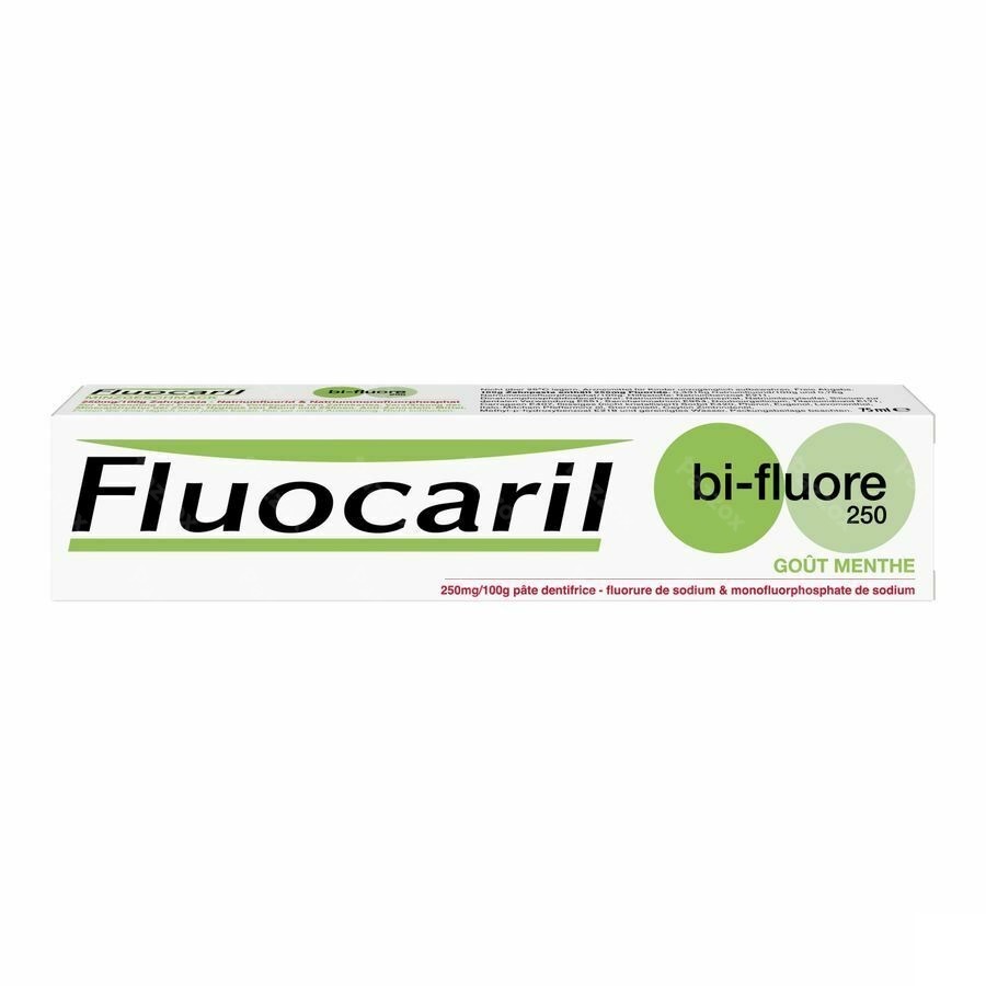 Fluocaril Bi-fluor 250 Tandp. Munt 250mg/100g 75ml