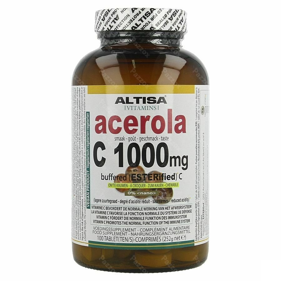 Altisa C 1000 Buffered Acerola Kauwtabletten 100