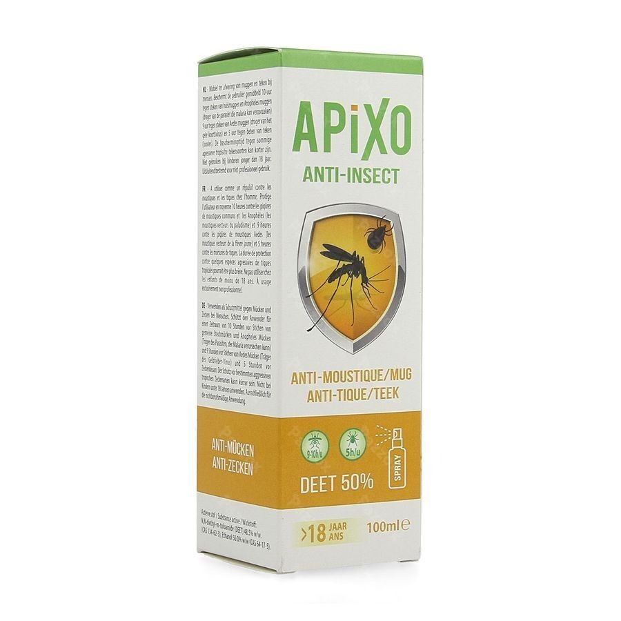 Apixo Anti-insecten Deet 50% Spray 100ml