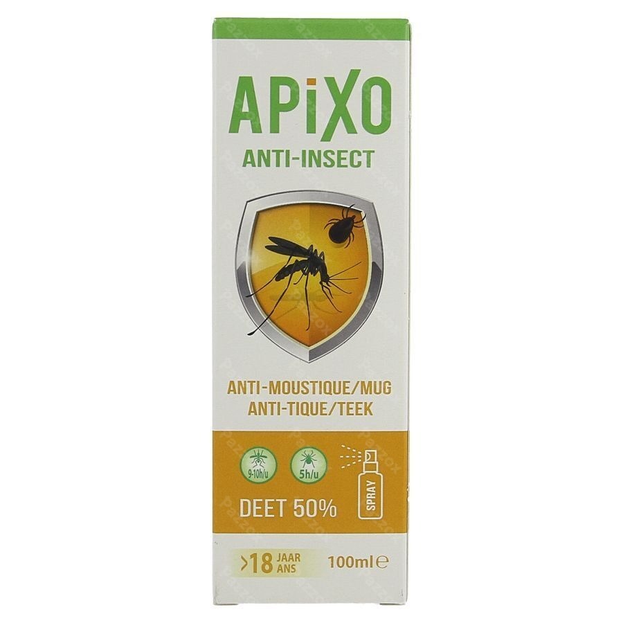 Apixo Anti-insecten Deet 50% Spray 100ml