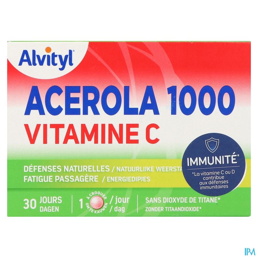 Alvityl Acerola Kauwtabl 30
