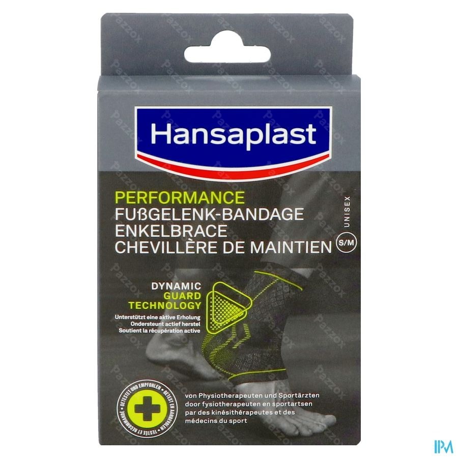 Hansaplast Sport Enkelbrace Zwart