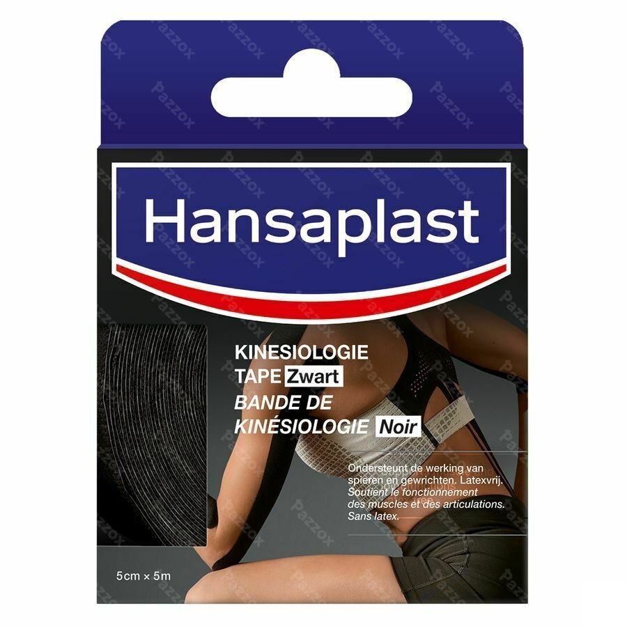 Hansaplast Kinesiologietape Zwart