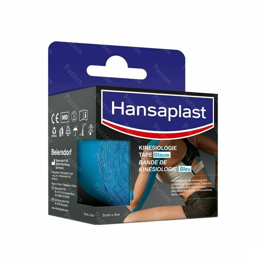 Hansaplast Kinesiologietape Blauw
